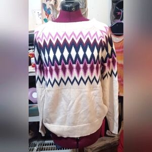 Loft Crewneck Striped Sweater